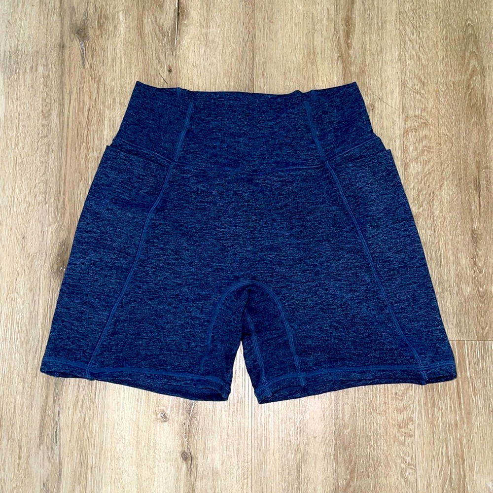P’TULA Denim Blue Bare Pocket Shorts L